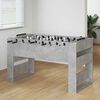 vidaXL Football Table 2 pcs Concrete Grey 146.5 x 74 x 85 cm