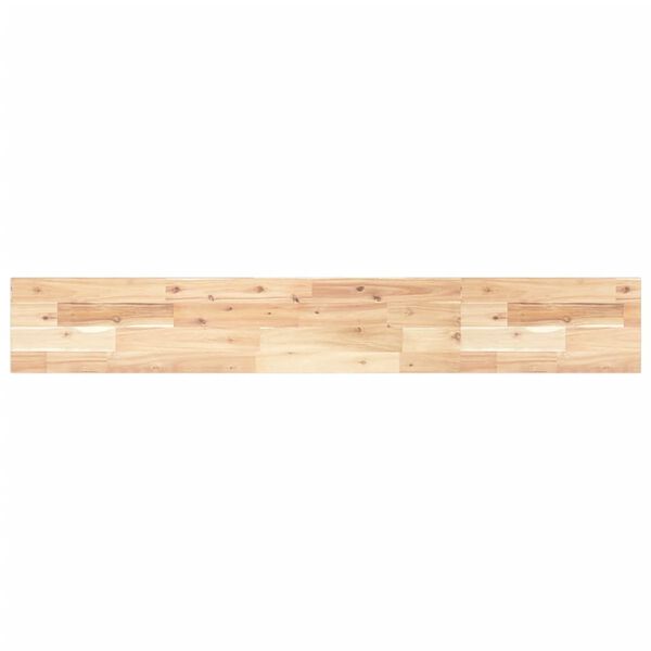 vidaXL Floating Shelf 120x20x2 cm Untreated Solid Wood Acacia