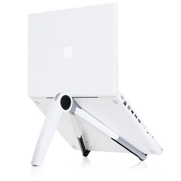 ErgoLine Tablet/Laptop Stand Cricket 20x5x2.4 cm White and Silver