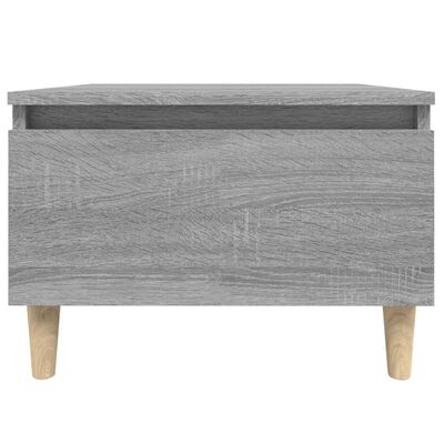 vidaXL Side Table Grey Sonoma 50x46x35 cm Engineered Wood