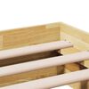 vidaXL Bed Frame without Mattress 150x200 cm King Size Solid Wood Oak
