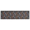 vidaXL Kitchen Rug Washable Paws 60x180 cm Velvet
