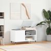vidaXL Record Cabinet White 85x38x48 cm Engineered Wood