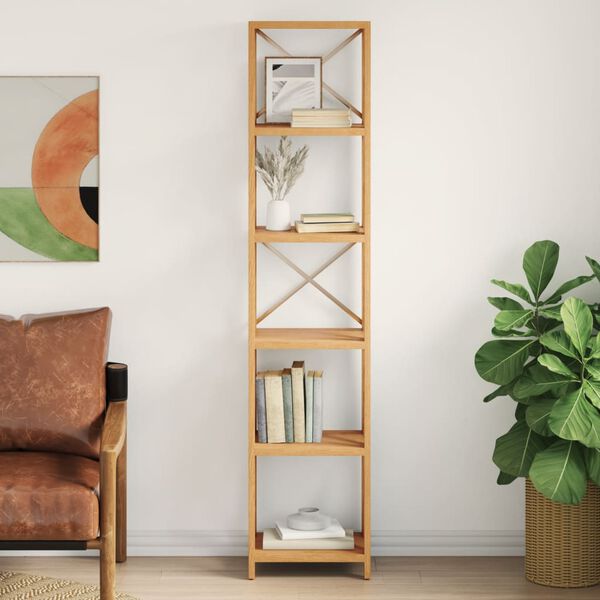 vidaXL 6-Tier Shelf 40x30x181 cm Solid Wood Oak