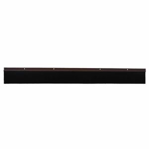 vidaXL Screw-on Door Brush Seals 2 pcs Brown 100 cm Aluminium Alloy