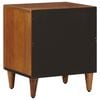 vidaXL Bedside Cabinet 2 pcs Brown 40 x 33 x 46 cm Solid Mango Wood