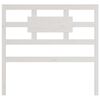 vidaXL Bed Headboard White 95.5x4x100 cm Solid Wood Pine