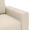 vidaXL Sofa 3 pcs Beige Linen