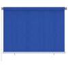 vidaXL Outdoor Roller Blind 200x140 cm Blue HDPE