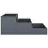 vidaXL Garden Planter Anthracite 90 x 90 x 35 cm Cold-rolled Steel