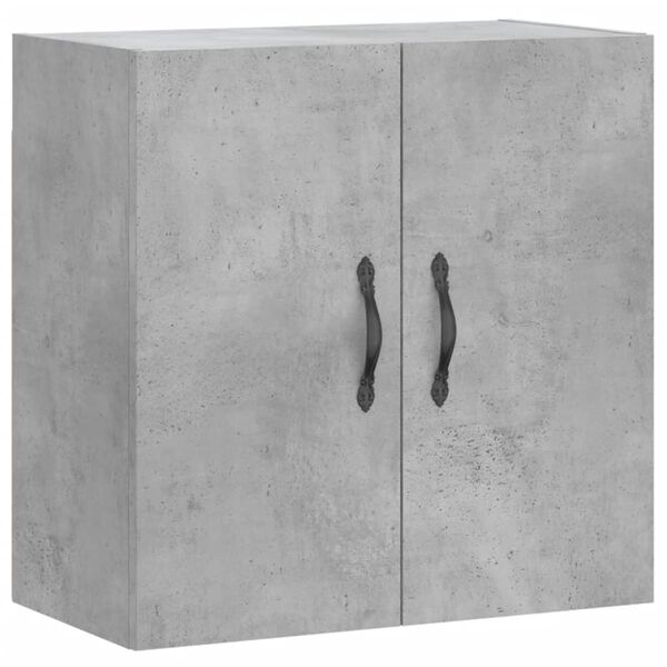 vidaXL Wall Cabinet Concrete Grey 60x31x60 cm Engineered Wood
