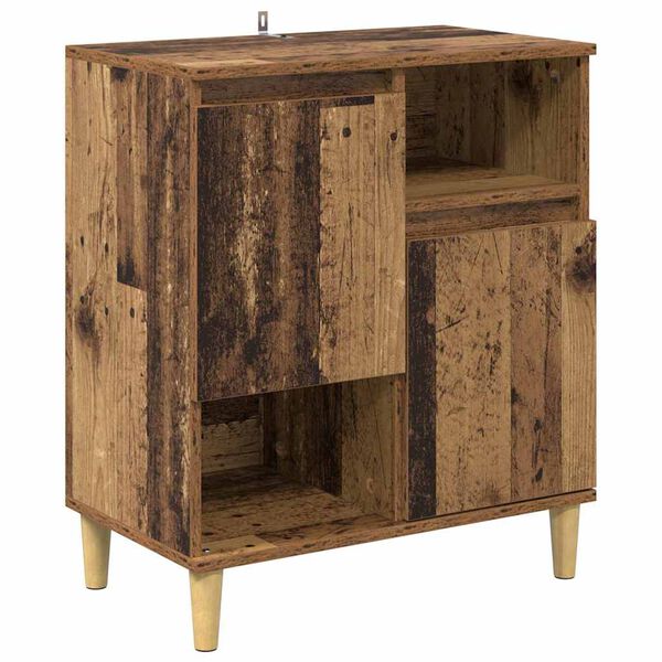 vidaXL Sideboard Old wood 35 x 60 x 70 cm Engineered wood