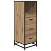 vidaXL Bathroom Furniture Set 4 pcs Artisan oak Engineered wood