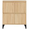 vidaXL Sideboard Sonoma Oak 60x35x70 cm Engineered Wood