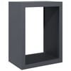 vidaXL Firewood Rack Anthracite 60x40x80 cm Steel