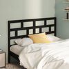 vidaXL Bed Headboard Black 146x4x100 cm Solid Wood Pine