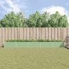 vidaXL Planter Pastel Green 480 x 100 x 45 cm Galvanised Steel