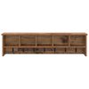 vidaXL Wall-Mounted Coat Rack with Shelf Old wood 100 x 16 x 26 cm