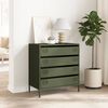 vidaXL Sideboard&nbsp;Olive Green 68x39x73.5 cm Cold-rolled Steel