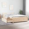 vidaXL Bed Frame without Mattress with Drawers 90x200 cm (815029+814984)