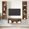 vidaXL TV Cabinet Set Wall-mounted 3 pcs Old Wood Engineered Wood