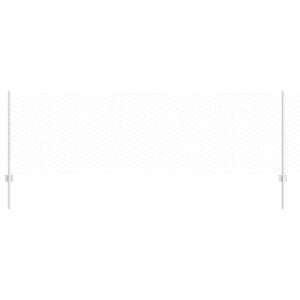 vidaXL Welded Wire Fence 10 x 0.8 m (W x H) Hot-Dip Galvanised Steel