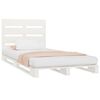 vidaXL Bed Frame without Mattress White 90x200 cm Solid Wood Pine
