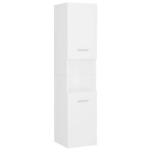 vidaXL Bathroom Cabinet White 30x30x130 cm Engineered Wood