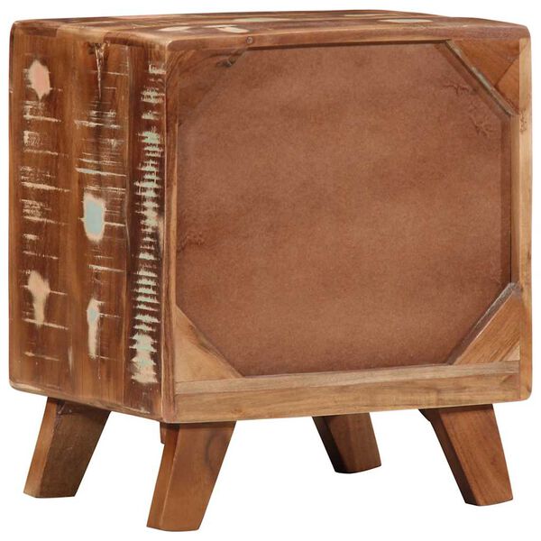vidaXL Bedside Cabinet 2 pcs 40x32x46 cm Solid Wood Reclaimed