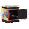 vidaXL Bedside Cabinet Multicolour 40x35x45 cm Solid Wood Mango