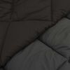 vidaXL Full Year Duvet Black and Anthracite 200 x 200 cm Microfiber
