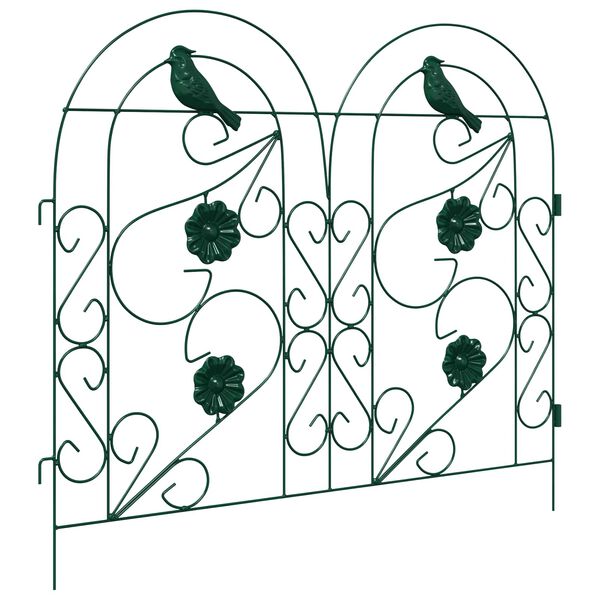 vidaXL Garden Fence Trellis Green 308.5 x 54.5 x 0.3 cm