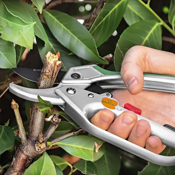GR&Uuml;NTEK Garden Shears CONDOR with Automatic Ratchet 200 mm
