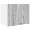 vidaXL Hanging Cabinet 2 pcs Grey Sonoma and White 50 x 31 x 40 cm