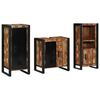 vidaXL Bathroom Furniture Set with Drawer 3 pcs Solid Reclaim Wood