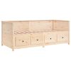 vidaXL Day Bed without Mattress 90x200 cm Solid Wood Pine