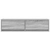 vidaXL TV Cabinet Grey sonoma 100 x 31 x 25.5 cm Engineered wood