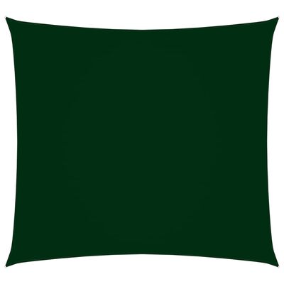 vidaXL Sunshade Sail Oxford Fabric Square 2x2 m Dark Green