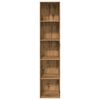 vidaXL Bookcase Artisian Oak 40x30x189 cm Engineered Wood