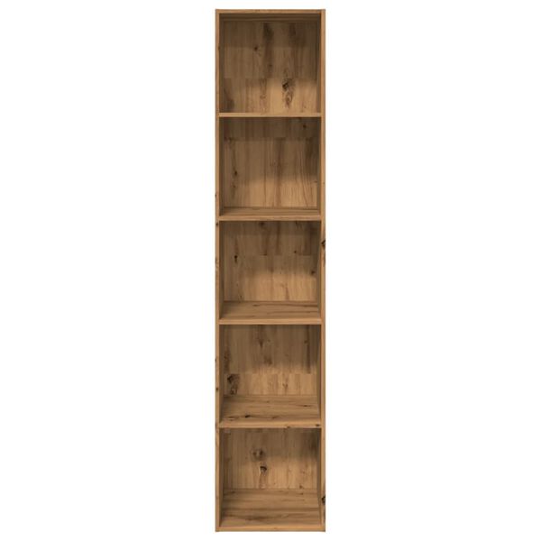 vidaXL Bookcase Artisian Oak 40x30x189 cm Engineered Wood