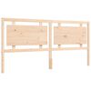 vidaXL Bed Frame without Mattress Solid Wood Pine