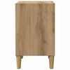 vidaXL Bedside Cabinet Artisan Oak 40x30x50 cm Engineered Wood