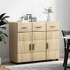 vidaXL Sideboard FLORIN Sonoma Oak 88.5 x 30.5 x 73 cm Engineered Wood