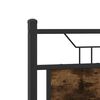 vidaXL Bed Frame without Mattress Smoked Oak 120x200 cm Engineered Wood