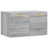 vidaXL Wall Cabinet Grey Sonoma 60x36.5x35 cm Engineered Wood