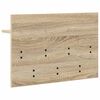 vidaXL Wall-Mounted Coat Rack with Shelf Sonoma Oak 60 x 40 x 12 cm