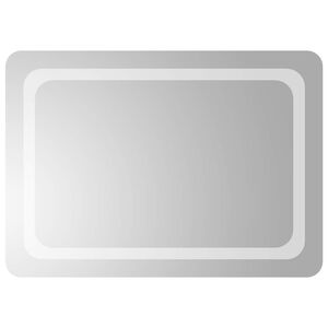vidaXL LED Bathroom Mirror 70x50 cm