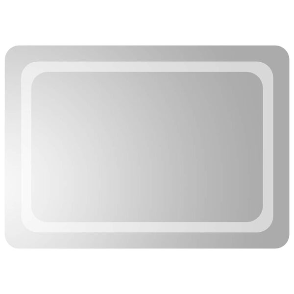 vidaXL LED Bathroom Mirror 70x50 cm