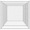 vidaXL Dog Cage Silver 800 x 200 x 200 cm Galvanised Steel