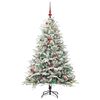 vidaXL Artificial Pre-lit Christmas Tree with Ball Set Green 150 cm